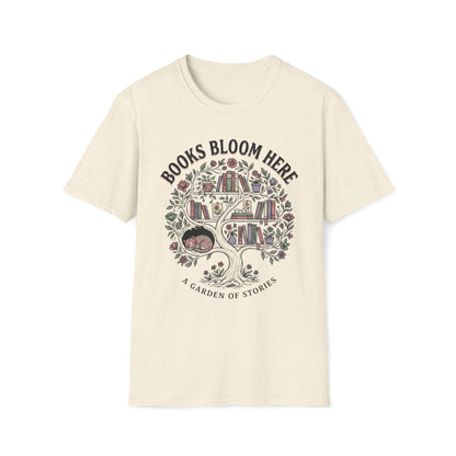 Books Bloom Here T-Shirt