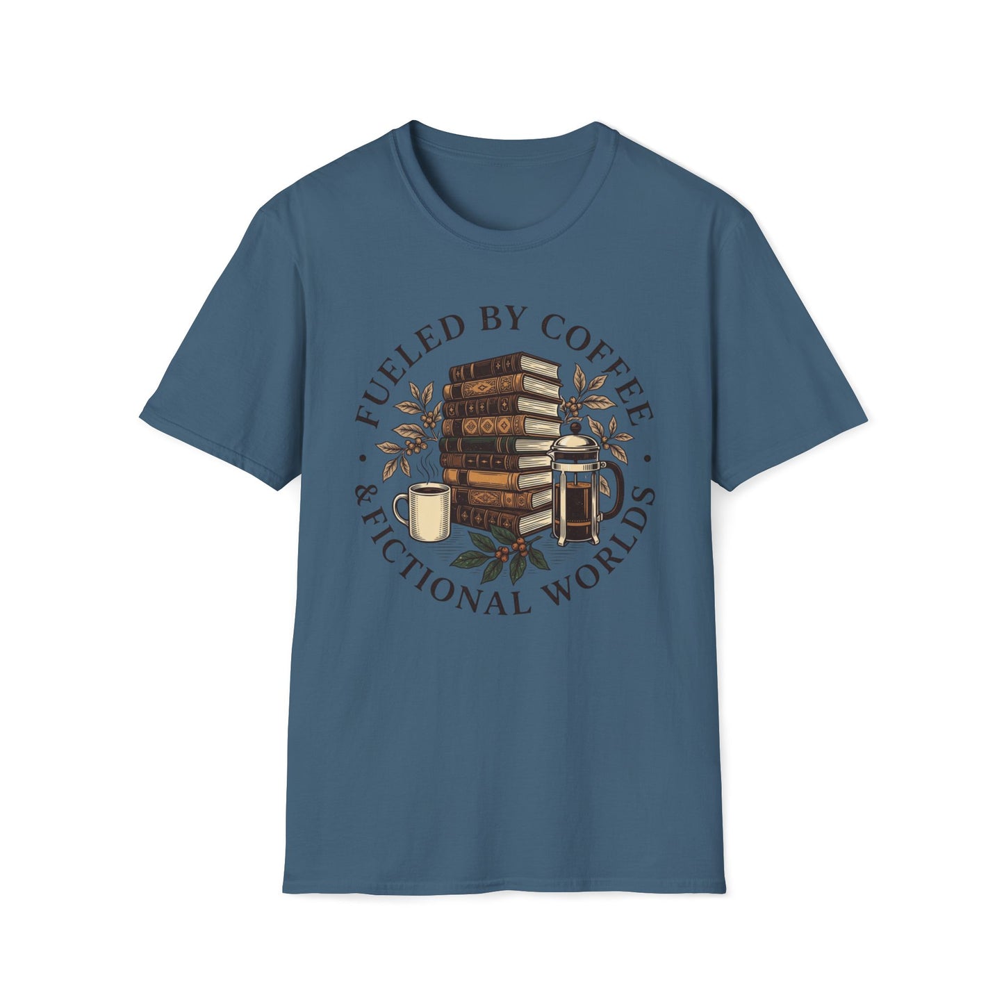 Coffee & Fictional Worlds T-Shirt