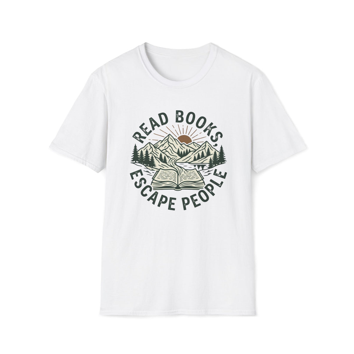 Read Books, Escape People T-Shirt