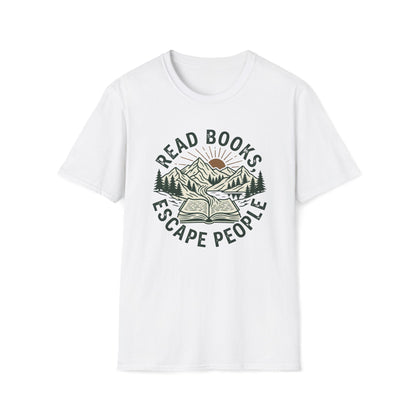 Read Books, Escape People T-Shirt