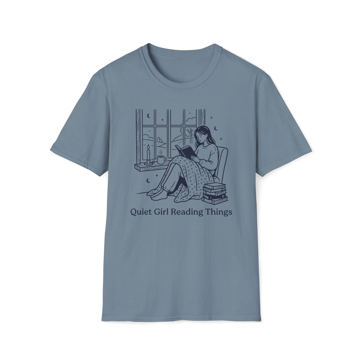 Quiet Girl Reading Things T-Shirt
