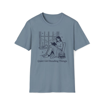 Quiet Girl Reading Things T-Shirt