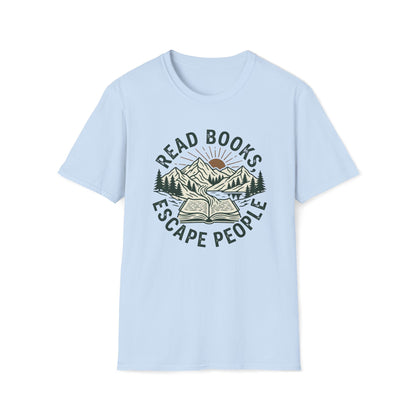 Read Books, Escape People T-Shirt