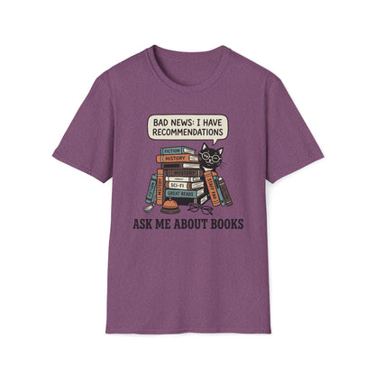 Ask Me About Books T-Shirt