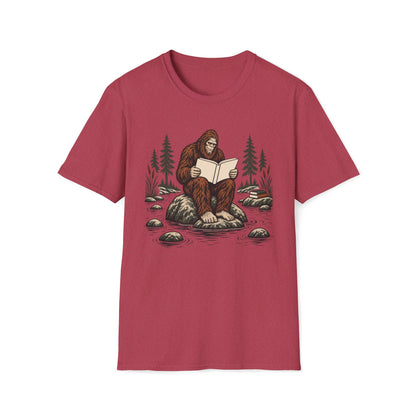 Bigfoot Reading T-Shirt