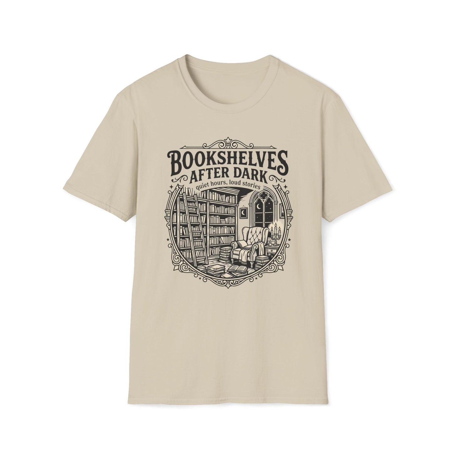 Bookshelves After Dark T-Shirt