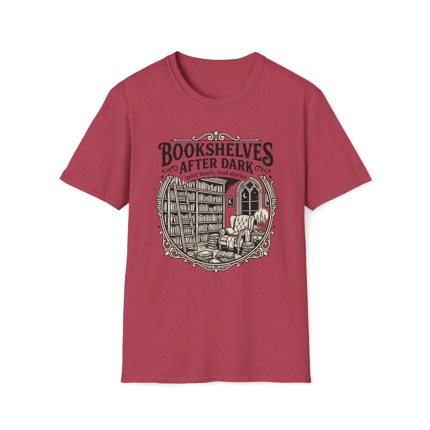 Bookshelves After Dark T-Shirt