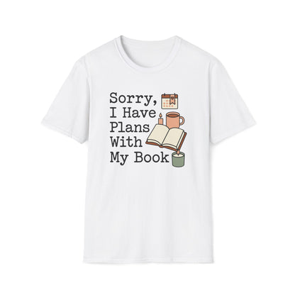 Plans With My Book T-Shirt