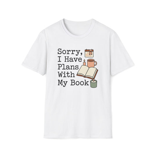 Plans With My Book T-Shirt