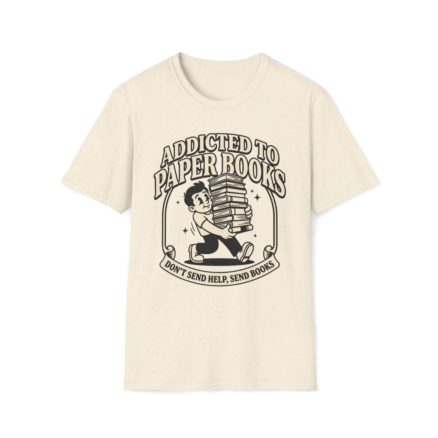 Addicted To Paper Books T-Shirt