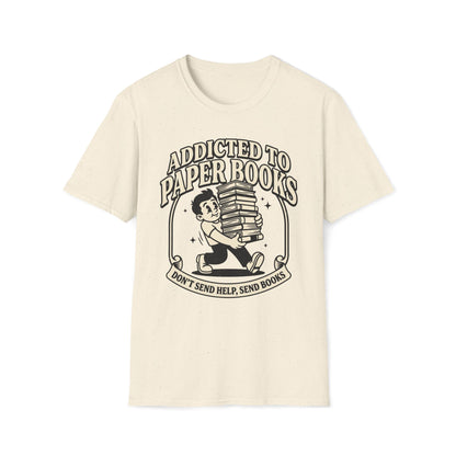 Addicted To Paper Books T-Shirt