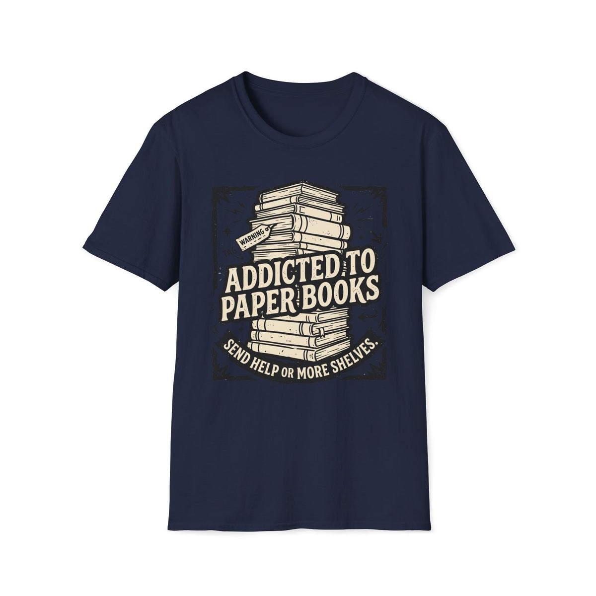 Addicted To Paper Books T-Shirt