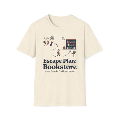 Escape Plan Bookstore T-Shirt