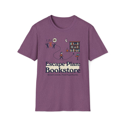 Escape Plan Bookstore T-Shirt