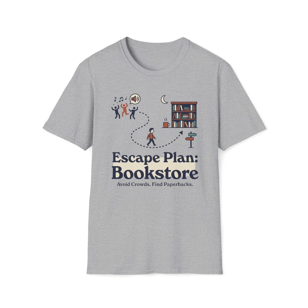 Escape Plan Bookstore T-Shirt