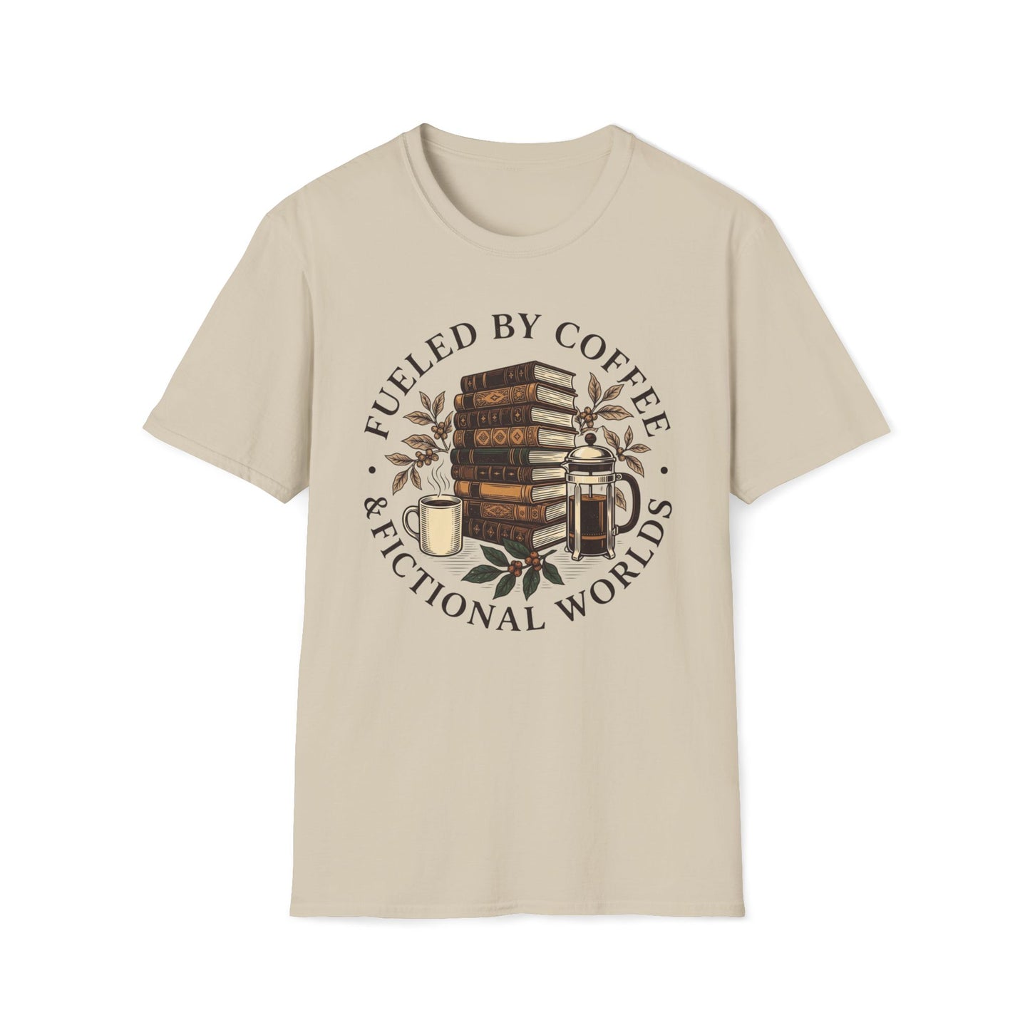 Coffee & Fictional Worlds T-Shirt