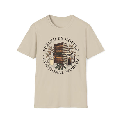Coffee & Fictional Worlds T-Shirt
