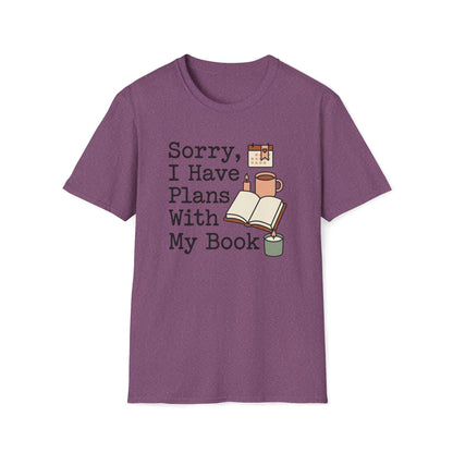 Plans With My Book T-Shirt