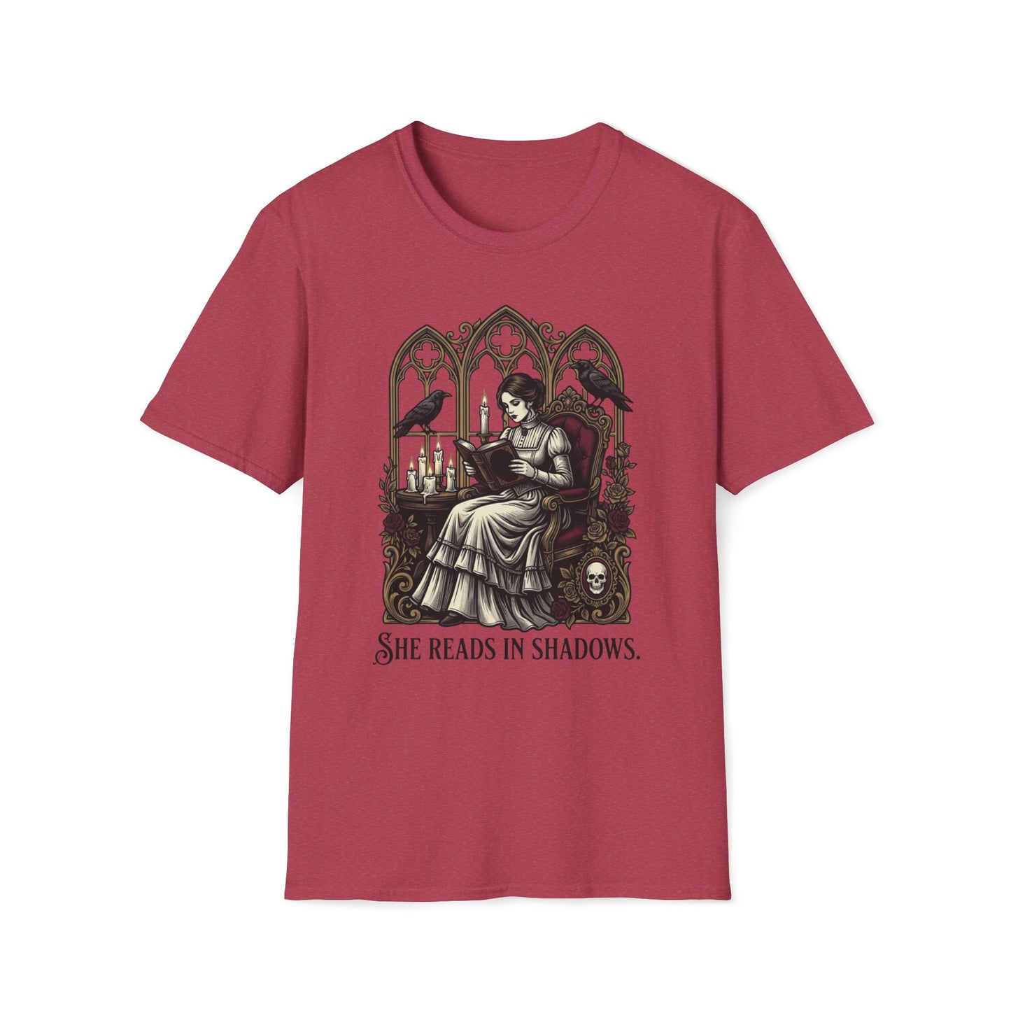 She Reads In Shadows T-Shirt