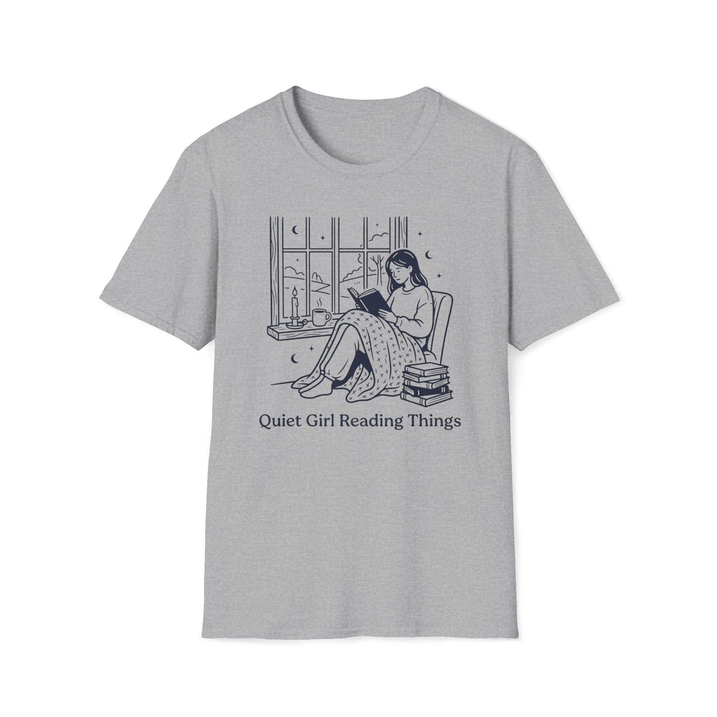 Quiet Girl Reading Things T-Shirt