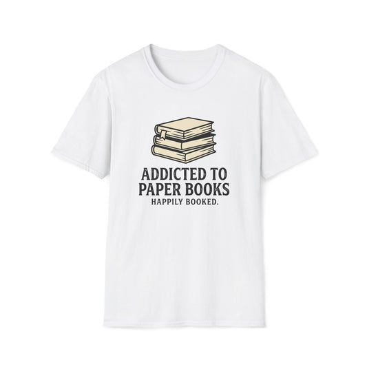 Addicted To Paper Books T-Shirt