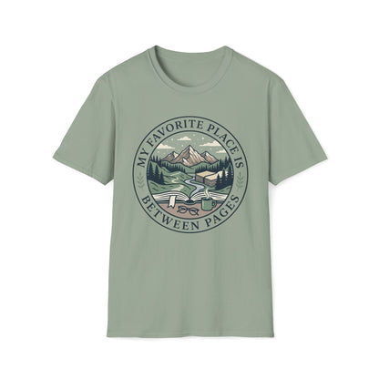 My Favorite Place Is Between Pages T-Shirt