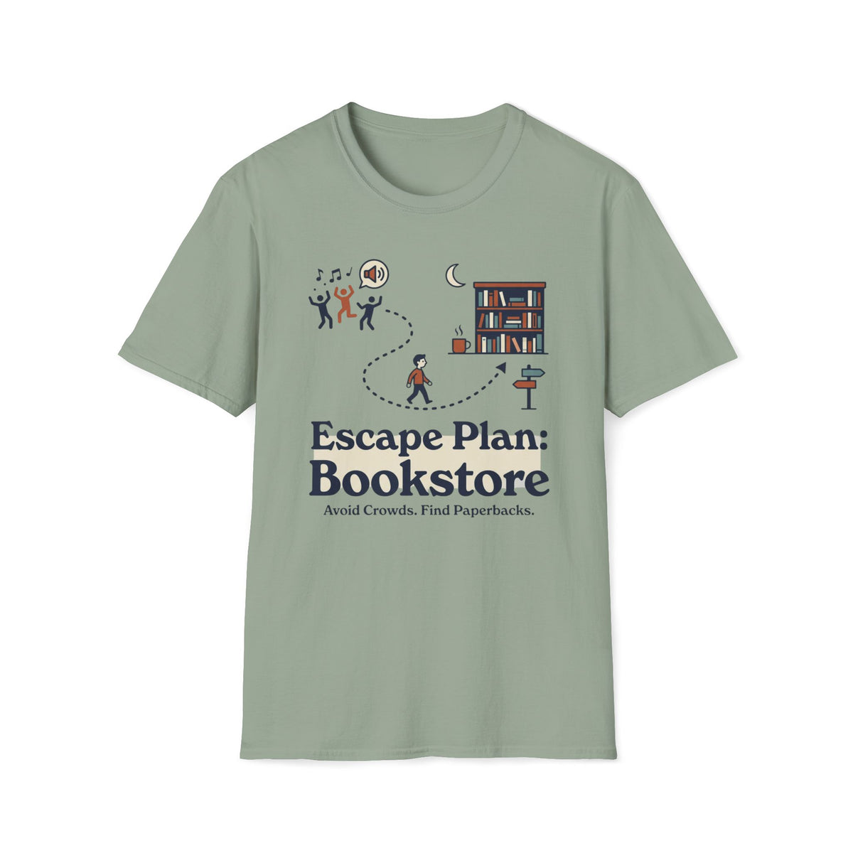 Escape Plan Bookstore T-Shirt