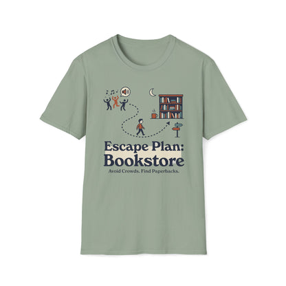 Escape Plan Bookstore T-Shirt