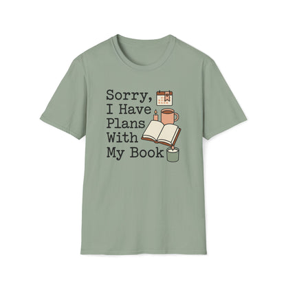 Plans With My Book T-Shirt