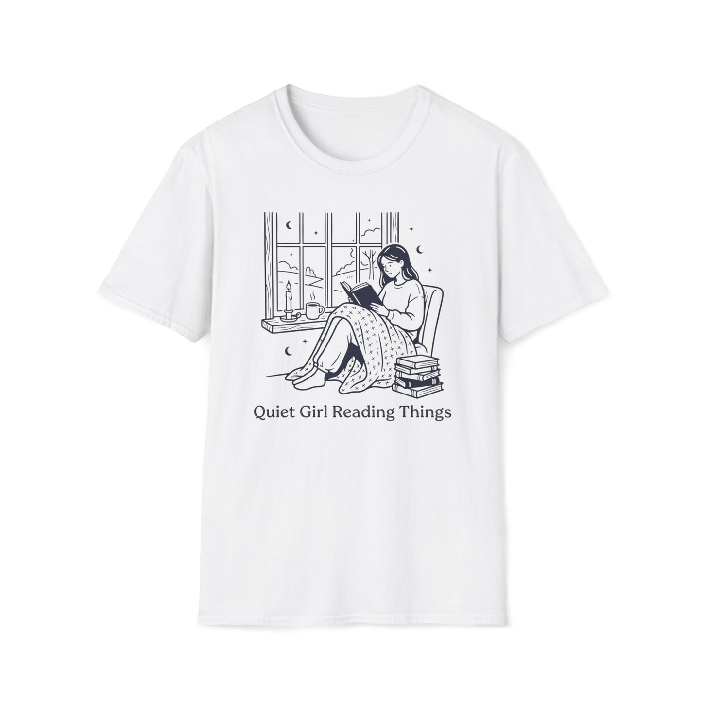 Quiet Girl Reading Things T-Shirt