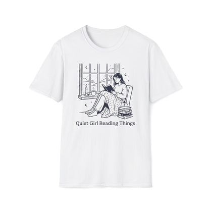 Quiet Girl Reading Things T-Shirt