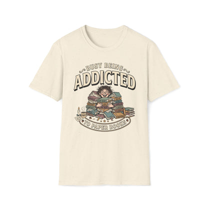 Addicted To Paper Books T-Shirt