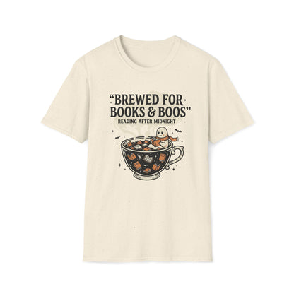 Brewed For Books & Boos T-Shirt