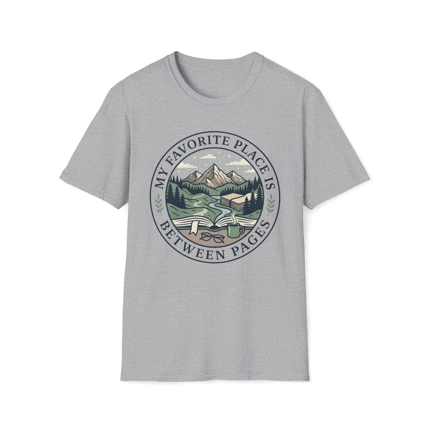 My Favorite Place Is Between Pages T-Shirt