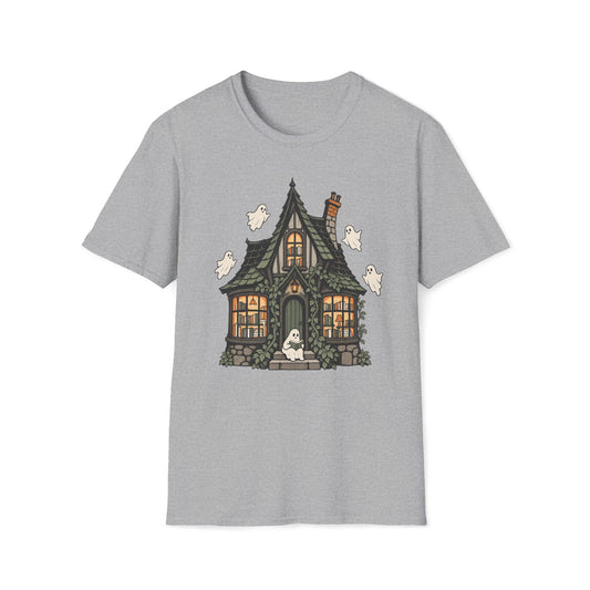 Haunted Library Cottage T-Shirt
