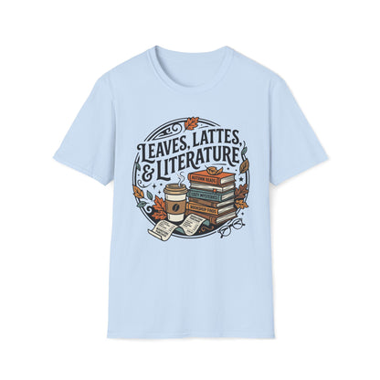 Leaves, Lattes & Literature T-Shirt