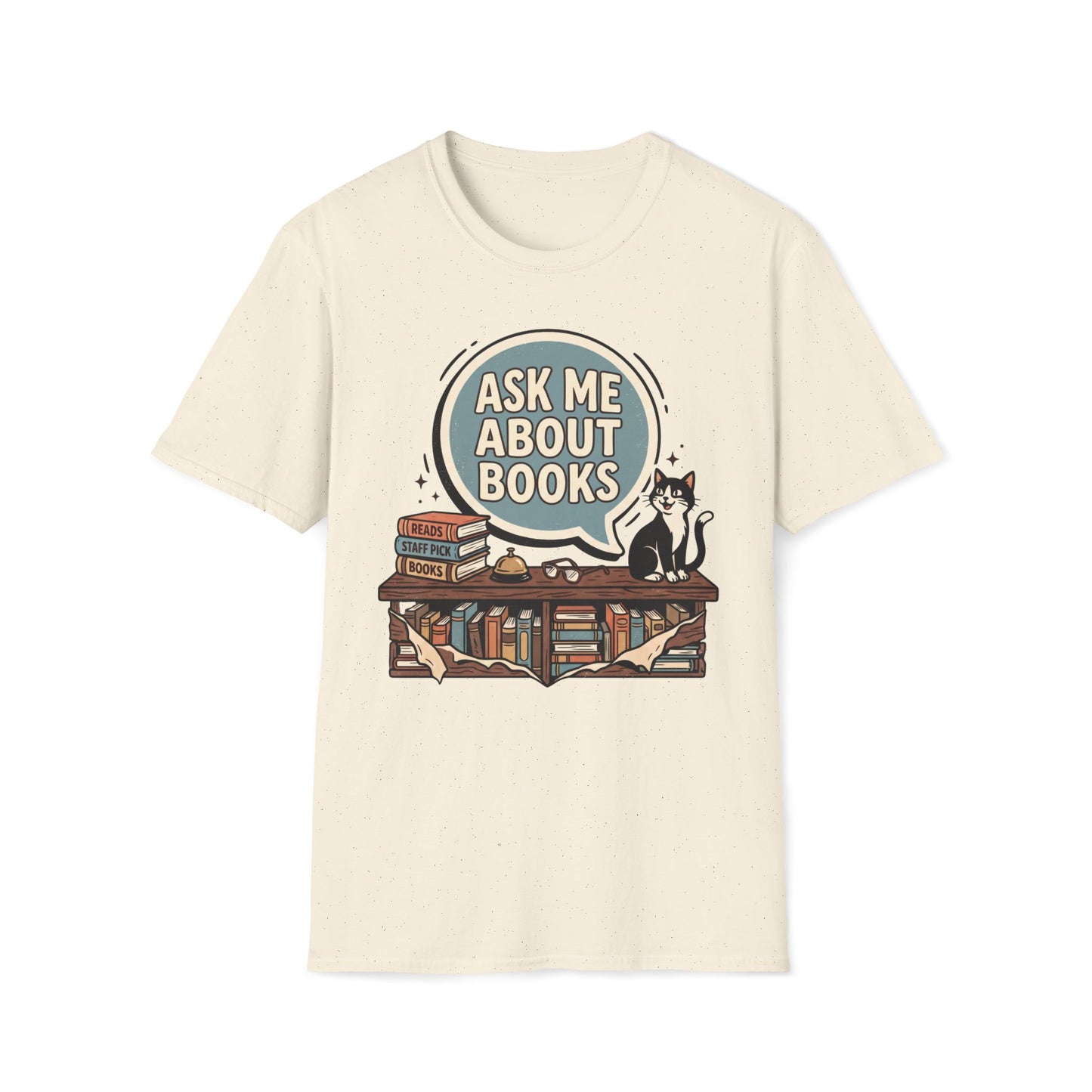 Ask Me About Books T-Shirt