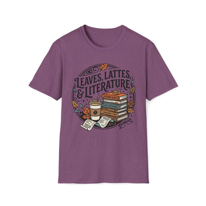 Leaves, Lattes & Literature T-Shirt