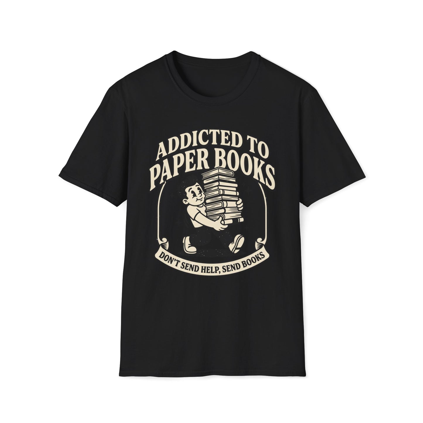 Addicted To Paper Books T-Shirt