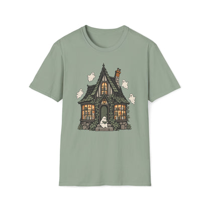 Haunted Library Cottage T-Shirt