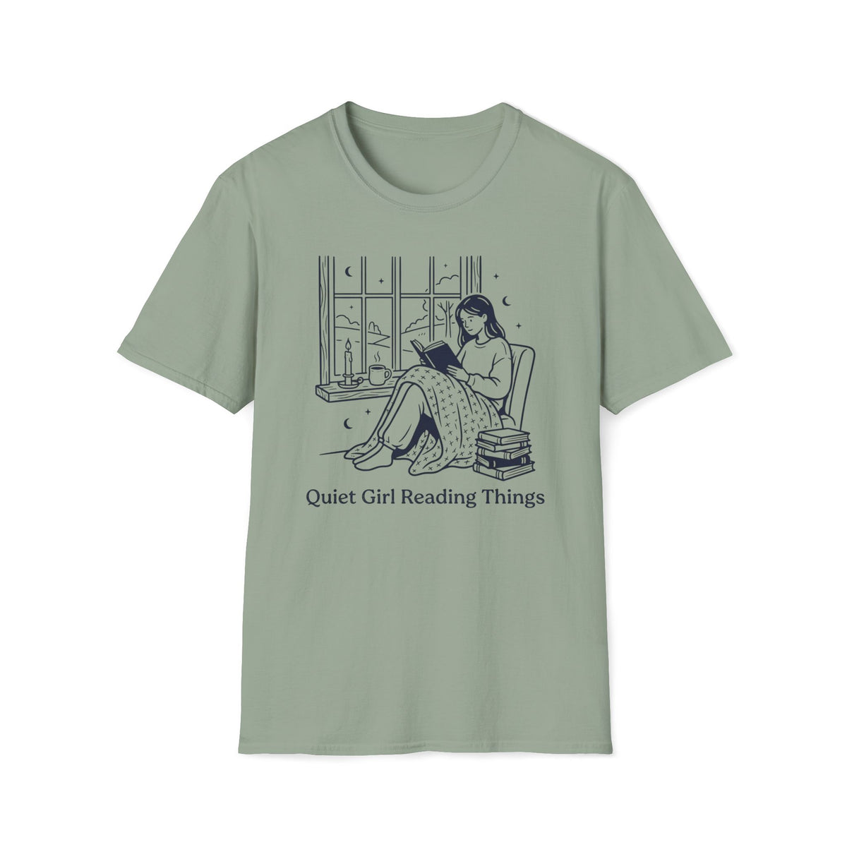 Quiet Girl Reading Things T-Shirt