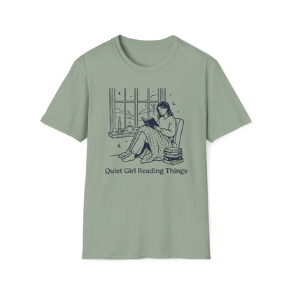 Quiet Girl Reading Things T-Shirt
