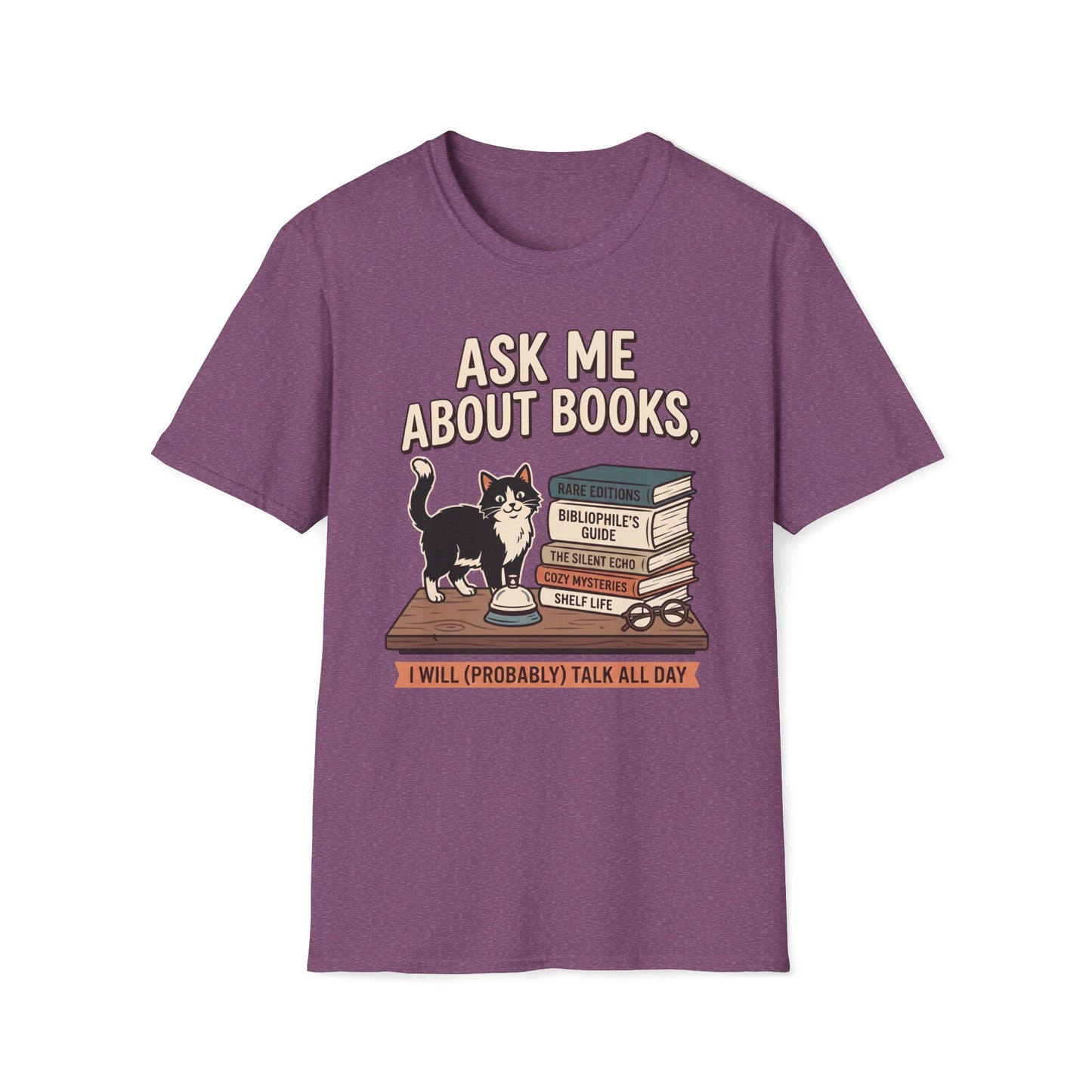 Ask Me About Books T-Shirt