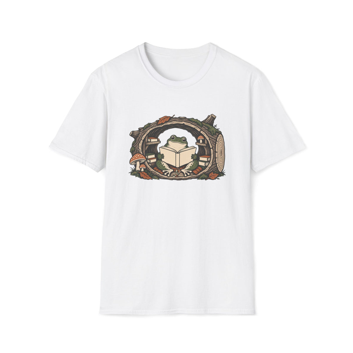 Frog Reading T-Shirt