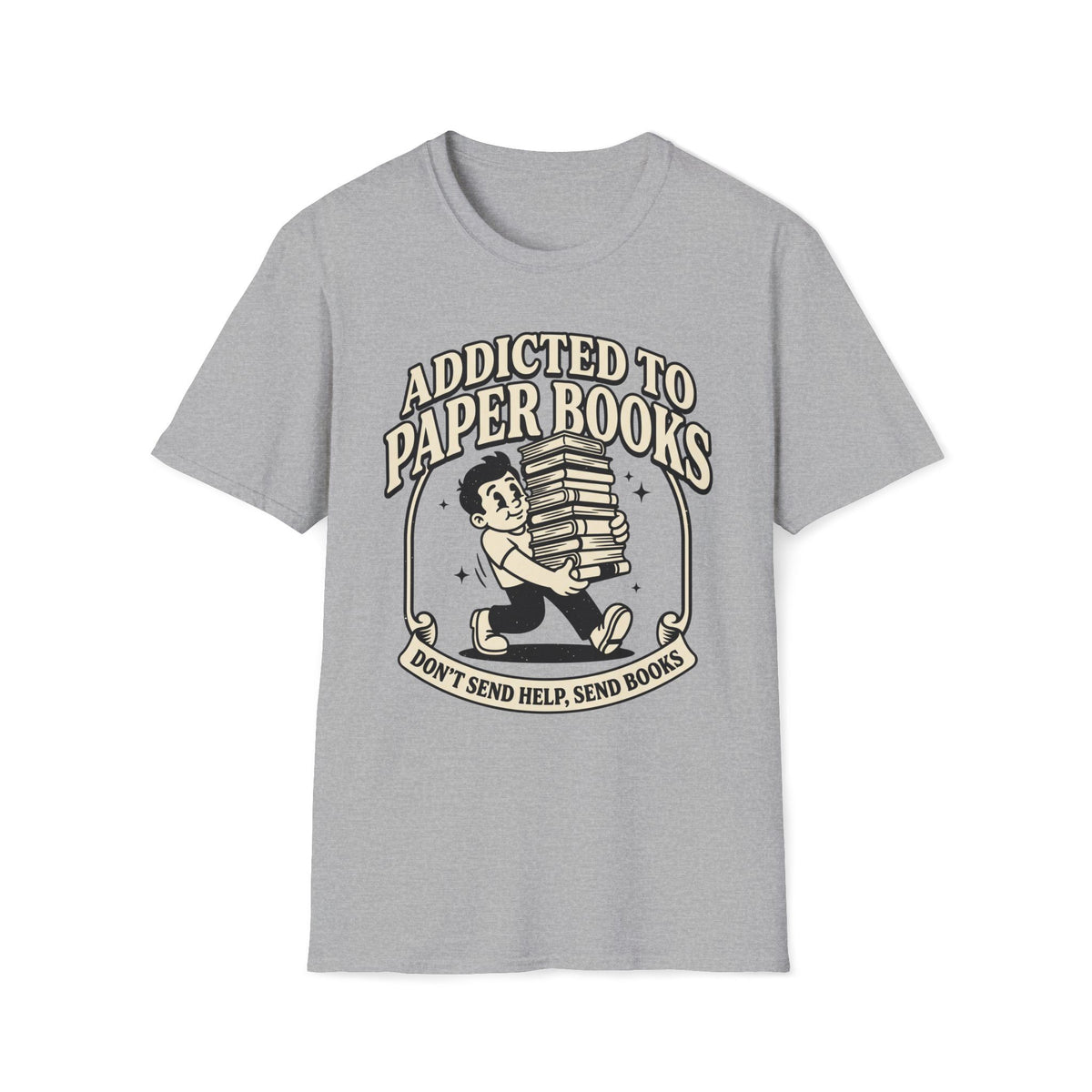 Addicted To Paper Books T-Shirt