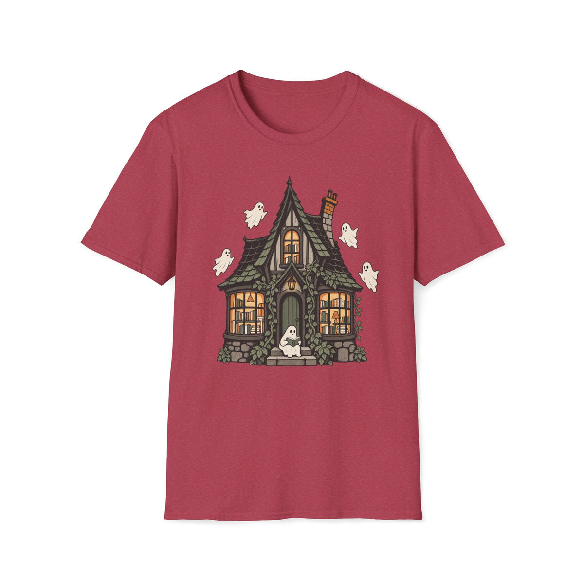 Haunted Library Cottage T-Shirt