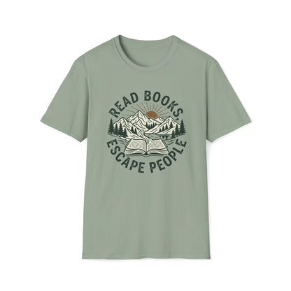 Read Books, Escape People T-Shirt