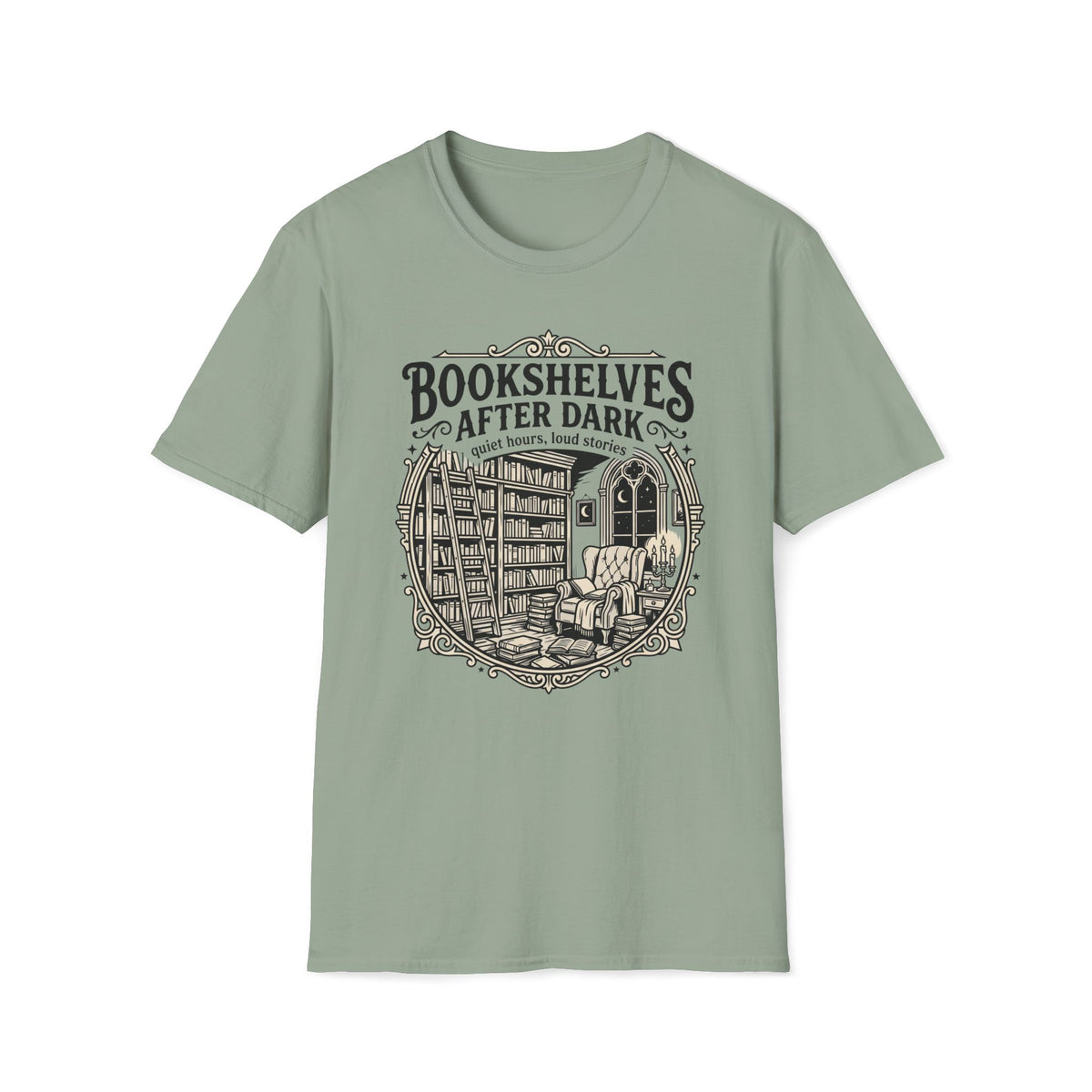 Bookshelves After Dark T-Shirt