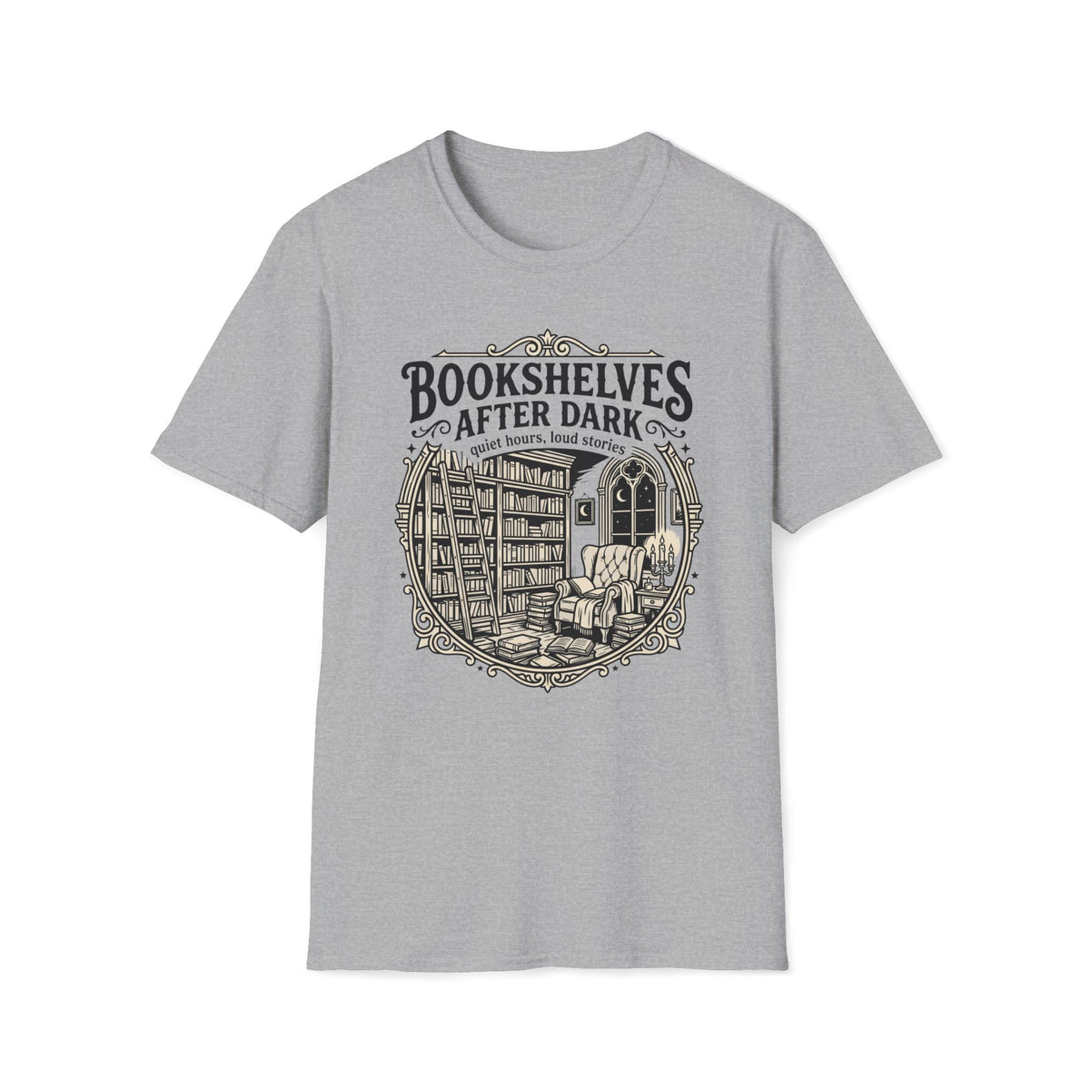 Bookshelves After Dark T-Shirt