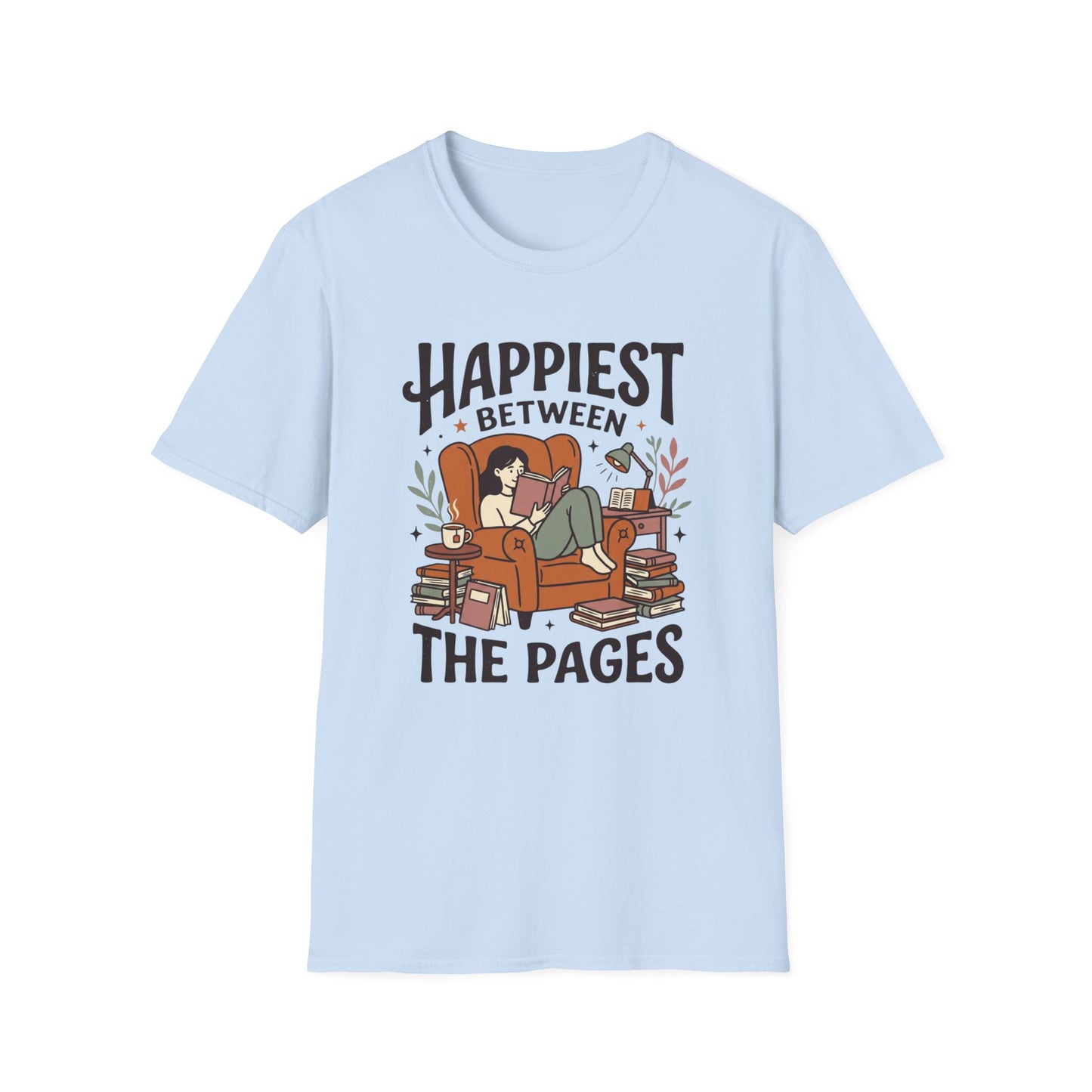 Happiest Between The Pages T- Shirt